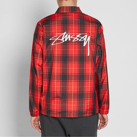 Stussy Cruize Coach Jacket Plaid - Picture 4 of 16